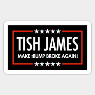 Tish James - Make tRUMP Broke Again Sticker